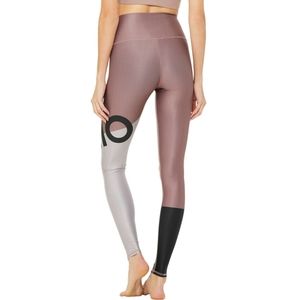 RARE Alo Airbrush Color Block Full Length Legging
